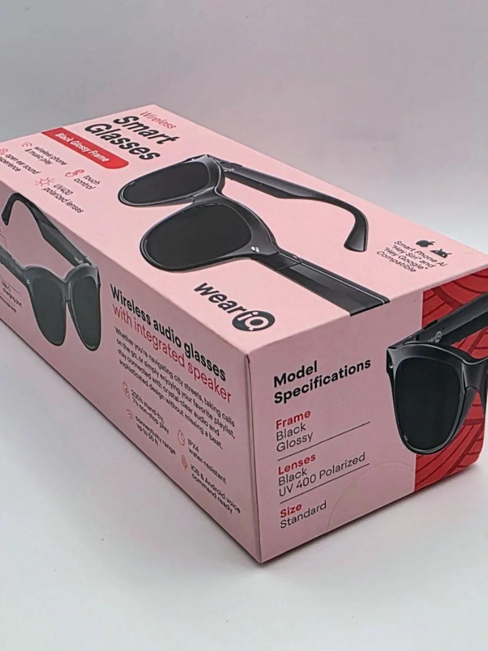 WeariQ Wireless Smart Glasses Audio Sunglasses Bluetooth Speaker UV400 New